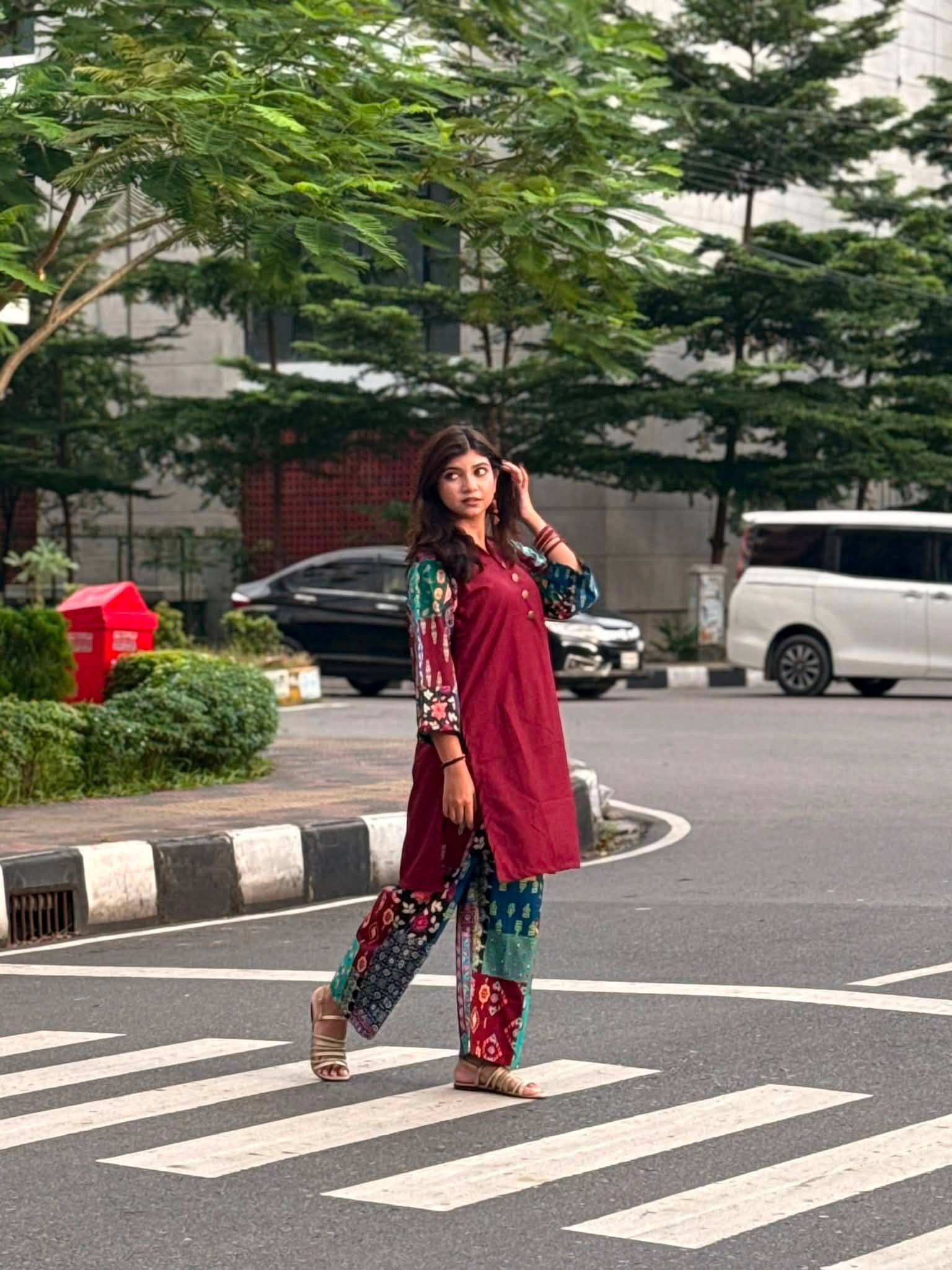 Angle 3: Maroon